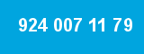 924 007 11 79 924 007 11 79